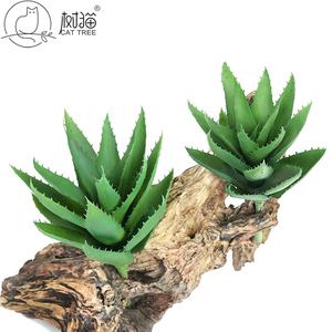 Flor Artificial <span class=keywords><strong>de</strong></span> Plástico Realista, Suculenta Grande <span class=keywords><strong>de</strong></span> Aloe <span class=keywords><strong>Vera</strong></span> para Decoración <span class=keywords><strong>de</strong></span> Macetas - Product Image 6