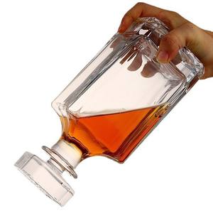 Ensemble de <span class=keywords><strong>carafe</strong></span> à liqueur élégante en gros d'usine bouteille de liqueur en verre de cristal <span class=keywords><strong>carafe</strong></span> à vin <span class=keywords><strong>carafe</strong></span> à whisky avec bouchon en verre - Product Image 5