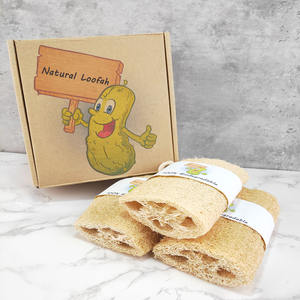 Grosir spons <span class=keywords><strong>loofah</strong></span> mandi organik ramah lingkungan spons <span class=keywords><strong>loofah</strong></span> label pribadi alami - Product Image 4