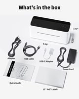 Imprimante d'étiquettes thermiques Phomemo 241BT 4x6 pour colis d'expédition, création de codes-barres, 203 DPI pour les petites entreprises
