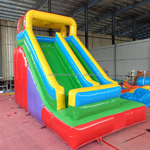 Nhà Máy Bán Hàng Trực Tiếp Chất Lượng Tốt 3*5M Khô Trượt <span class=keywords><strong>Inflatable</strong></span> Bouncy Trượt <span class=keywords><strong>Inflatable</strong></span> Trượt Lâu Đài Chất Liệu Mạnh Mẽ 0.55Mm PVC Làm - Product Image 2
