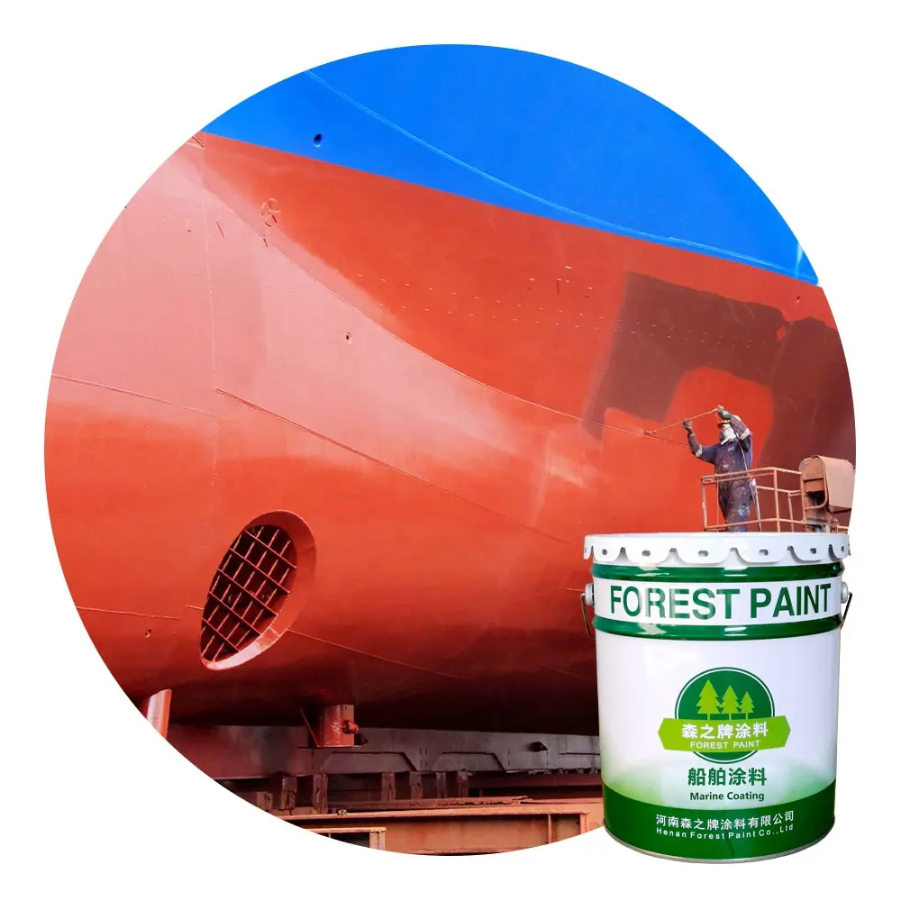 High build chlorinated rubber antifouling paint for Marine