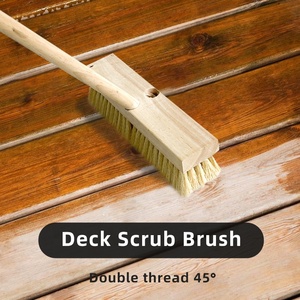 Brosse à récurer pour <span class=keywords><strong>terrasse</strong></span> en <span class=keywords><strong>bois</strong></span> massif poils d'épurateur <span class=keywords><strong>de</strong></span> fibres directs d'usine élimination <span class=keywords><strong>de</strong></span> la saleté robuste conception à la main brosses <span class=keywords><strong>de</strong></span> nettoyage jaune PP - Product Image 5