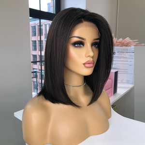 Miễn Phí Phần 360 Glueless Phù Hợp Bất HD Ren Đầy Đủ Ren Tóc Giả Không Phát hiện Vô Hình Ren Con Người Tóc Ngắn Bob Tóc Giả - Product Image 1