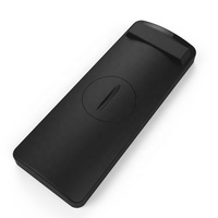 Télécommande universelle mini RCT004 à code fixe, portée 10m, 4 boutons en silicone avec commande vocale et BLE pour audio/ventilateur/lampe