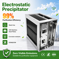 Extracteur de fumée industriel, purificateur d'air, système de purification des gaz, précipitateur électrostatique ESP, filtre, moteur, efficacité de 99%