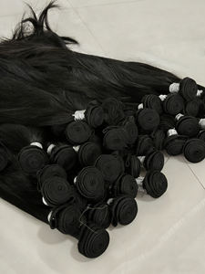 <span class=keywords><strong>Cheveux</strong></span> vierges en gros, pas chers, 100% cuticules alignées, mèches de <span class=keywords><strong>cheveux</strong></span> humains bruts de qualité supérieure, tissage indien à double trame faite à la machine - Product Image 2