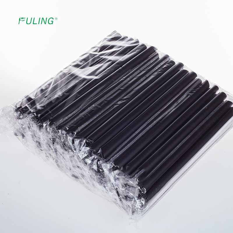 Disposable Individually Biodegradable Plastic Black Drinking