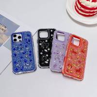 Étui de téléphone portable 2 en 1 avec paillettes 360 Forro pour XIAOMI 17 15T Ultra Armor Design Coque arrière pour REDMI NOTE 15 PRO Estuche