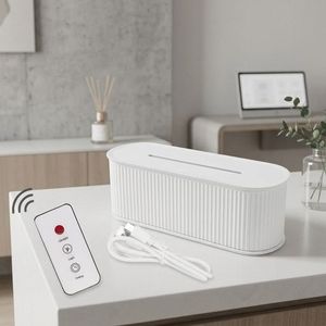 Humidificateur à flamme effet bois 300ml, logo personnalisable, facile à utiliser - Product Image 1