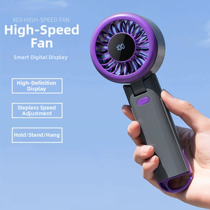 Ventilatore Portatile da 2000mAh, Ricaricabile USB, Mini Ventilatore Multifunzionale con 100 Velocità per Viaggi, Alpinismo e Spiaggia - Product Image 2