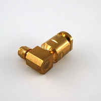 Connecteur coaxial RF SMA mâle 50 ohms à angle droit avec pince pour câble LMR300 5D-FB
