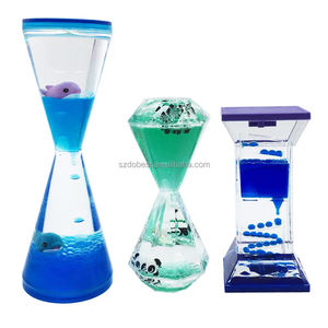 Shenzhen personnalisé <span class=keywords><strong>sablier</strong></span> liquide barboteur jouets sensoriels Fidget jouet enfants activité calme relaxant bureau jouets minuterie liquide - Product Image 6