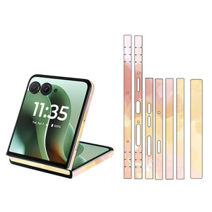 Coque de téléphone pliable pour Motorola Razr 60 Ultra, en TPU et PC, vierge pour sublimation, design style Ins avec slogan, sans support - Product Image 1