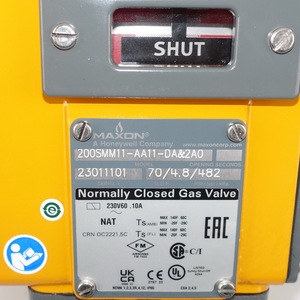 Válvula de cierre metálica Honeywell de 1/2 pulgada para puerto de gas, accesorios para quemadores, operación a temperatura normal - Product Image 4