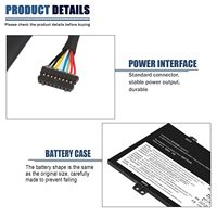 Batterie d'ordinateur portable Simer L18C4PF3 1536V 2964mAh Li-ion rechargeable pour remplacement Lenovo