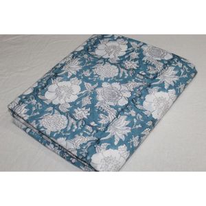 Modern-Inspired Botanical Hand Block Print 100% Cotton Sustainable Fabric India Boho Clothing Fabric Artisan Made <b>Kaftan</b> - Product Image 3