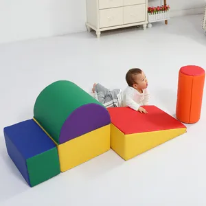 Kapalı çocuklar yumuşak oyuncak yastık tarama oyuncaklar bebek toptan için blok ekipmanları alan oyna
