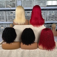 Perruques en cheveux humains en gros, cheveux vierges vietnamiens bruts avec cuticules alignées pour femmes, perruque bouclée en cheveux humains bon marché fabriquée à la machine