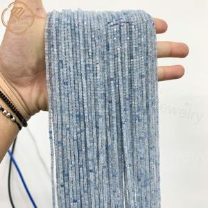 Cuentas de Piedra Natural de Alta Calidad al por Mayor, 2*2 mm, 1A 2A, <span class=keywords><strong>Aguamarina</strong></span> Cuadrada, <span class=keywords><strong>Accesorios</strong></span> de Joyería, Cuentas de Pino - Product Image 1