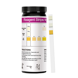 Bandelettes de <span class=keywords><strong>test</strong></span> urinaire HORYZON URS-3N, réactif d'analyse d'urine 3-en-1 pour leucocytes, nitrites, pH, 100 bandelettes/flacon - Product Image 3