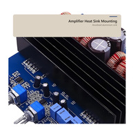 Amplificateur audio haute puissance personnalisé, PCBA, dissipateur thermique en aluminium, inducteur toroïdal, masque de soudure bleu, assemblage SMT DIP