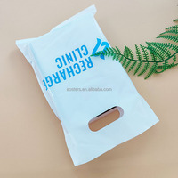 Sacs en plastique réutilisables personnalisés en gros, logo, recyclables, t-shirts, poignée découpée, épicerie, promotion commerciale, shopping