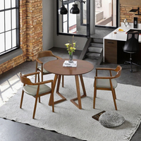 Mesa de Comedor Nórdica Moderna y Sencilla para Apartamentos Pequeños, para Balcón o Sala de Estar, Incluye Combinación de Sillas para el Hogar