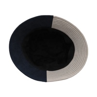 Fabricante al por mayor sombrero de cubo logotipo personalizado bordado algodón Patchwork liso sombrero de cubo