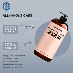 Loción Corporal Hidratante ZLZR con Aceite de Coco, Manteca de Cacao, Vitamina C y Ácido Hialurónico, Vegana, Blanqueadora, Humectante para Piel Seca, 450g - Product Image 2