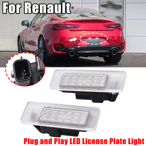 Lámpara de luz de matrícula LED para Infiniti Q50 Q60 QX30 QX50 QX60 Nissan GTR Leaf Maxima <span class=keywords><strong>Renault</strong></span> Clio V Koleos Espace V <span class=keywords><strong>Talisman</strong></span> - Product Image 3