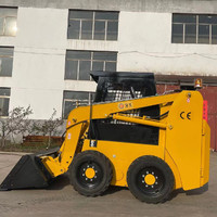 Chargeur frontal de marque réputée Jining China Machinery, mini-chargeur compact pour la construction avec accessoires