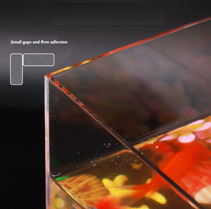 LED สแควร์อะคริลิคตู้ปลาโต๊ะมุมมองไมโครดูตู้<span class=keywords><strong>ปลาทอง</strong></span>ขนาดเล็กห้องนั่งเล่นพร้อมตู้เต่าแสง - Product Image 4