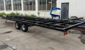 Remolque de Viaje de 4 Ruedas con Capacidad de Carga de 4000 kg para Acampar, Viajar, Transportar Contenedores - Product Image 4