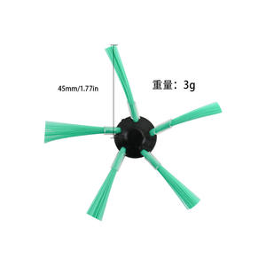 Kit de brosses latérales et filtres pour robot aspirateur Vorwerk VR200 VR300, 45 mm, en plastique, accessoire pour balayeuse domestique - Product Image 1