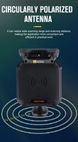 Terminal Portátil Resistente con Android 11, PDA 4G Wi-Fi, Lector de Datos RFID 1D/2D/QR, Escáner de Inventario, Pantalla de 5.5 Pulgadas, Batería de 9000 mAh, Octa-core
