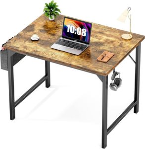 Escritorio de estilo simple y moderno para el hogar, oficina, estudio, estudiante, escritorio, personalización de Amazon Vintage - Product Image 2