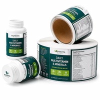 Fabricant d'étiquettes autocollantes pour bouteilles, étiquettes imprimées sur mesure en rouleau pour l'emballage et la marque des produits