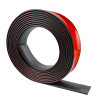 Bandes de caoutchouc néoprène auto-adhésives, profil solide, pour protection de revêtements de sol et isolation anti-vibrations, DIY