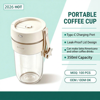 Mug auto-mélangeur 350 ml personnalisable pour chaînes de cafés et abonnements à la café – Tasse à café portable pour les voyages en extérieur
