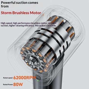 <span class=keywords><strong>Aspirateur</strong></span> de voiture <span class=keywords><strong>sans</strong></span> <span class=keywords><strong>fil</strong></span> à moteur <span class=keywords><strong>sans</strong></span> balais, <span class=keywords><strong>aspirateur</strong></span> portatif tout-en-un de 100 W, grande aspiration, soufflage, 5 buses, sèche-cheveux rechargeable - Product Image 3