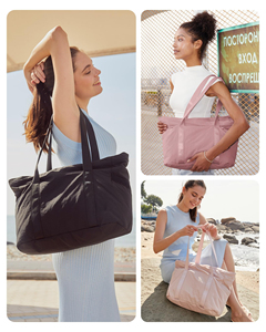 Bolsas de Viaje con Compartimentos, Bolsa de Hombro Grande, Bolso de Mano para Gimnasio, Trabajo, Escuela, Compras - Product Image 6