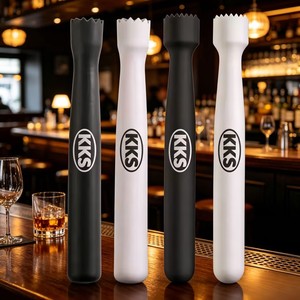 Outils de bar personnalisés en plastique vert, blanc, noir 17,5 cm, 21,5 cm, 24,5 cm – Pilons, marteaux à citron, pilons à glace pour campagnes marketing - Product Image 5