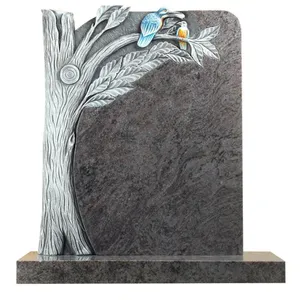 트리 디자인 묘비 화강암 트리 Headstone