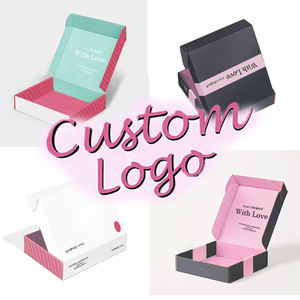 Grande gobelet rouge personnalisé, en carton <span class=keywords><strong>Kraft</strong></span>, avec fleurs, pour vêtements et cosmétiques, <span class=keywords><strong>boîte</strong></span> de livraison marron, 10 unités - Product Image 3