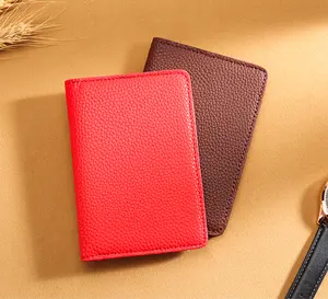 Funda Protectora para Pasaporte de Cuero PU Suave Anti-RFID, Regalo de Viaje, Recuerdo, Nueva Funda para Pasaporte 2024 - Product Image 4