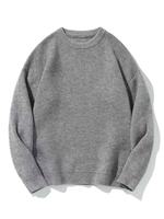Pull-over décontracté pour homme à col rond et manches longues, coupe ample, qualité supérieure, fabriqué en Chine, tailles M-3XL