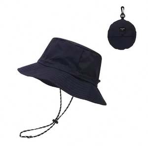 Chapeau Bob Enfant Personnalisé en Polyester Coupe-Vent et Imperméable, Pliable pour Pêche en Extérieur, Chapeau de Soleil avec Sangle Mentonnière Sécurisée pour Randonnée et Camping - Product Image 2