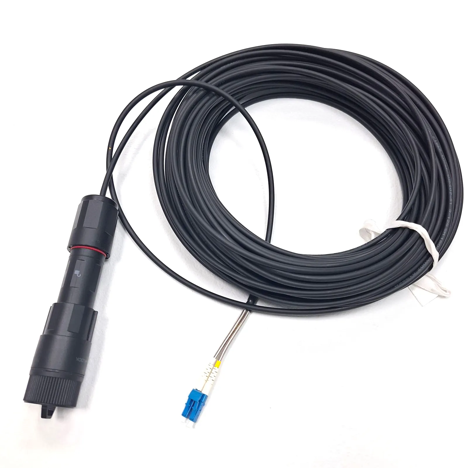 Communication Cable IP68 waterproof anti-rodent FULLAXS duplex LC armored 5.0mm fiber optic patch cord 3m 5m 10m