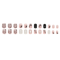 Ongles artificiels faits main R780 en gros avec colle pour projets et idées créatives et uniques de nail art DIY